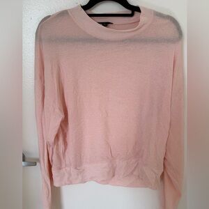 J.Crew Lightweight Pink Sweater L